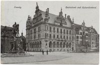 Danzig - Reichsbank und Kaiserdenkmal